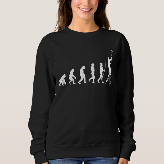 Sweatshirt Évolution Du Peintre Pour Les Peintres (Devant)
