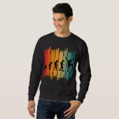 Sweatshirt Évolution du skateur de skateboard (Devant entier)