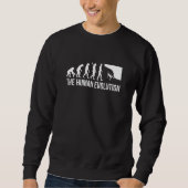 Sweatshirt Evolution Graphic Climbing Climber Bouldering Boul (Devant)