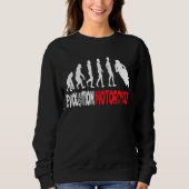 Sweatshirt Evolution Motorcycle Emocycle Emocycle Motorcycli (Devant)