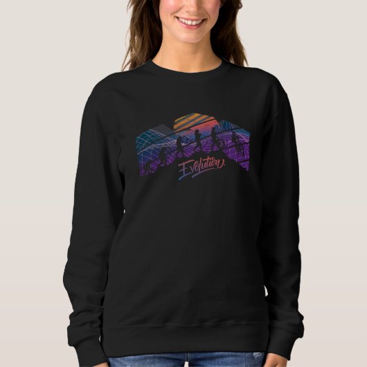 Sweatshirt Evolution Mountain Bike Mtb Nature Mounts 4 (Devant)