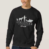 Sweatshirt Evolution Of A Poker Player Fish Donkey Shark (Devant)