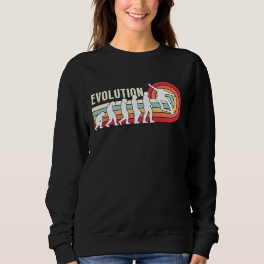 Sweatshirt Evolution Skateboarding Skate Retro Streetwear 3 (Devant)