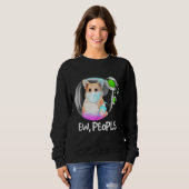 Sweatshirt Ew People Pembroke Welsh Corgi Facemask Chien (Devant entier)
