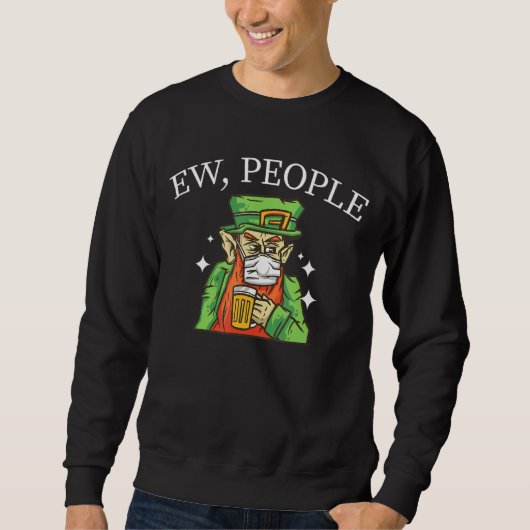 Sweatshirt Ew Personnes Leprechauns Mit Maske (Devant)