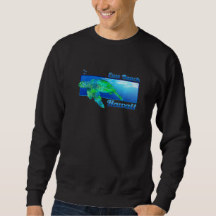 Sweatshirt Ewa Beach Hawaii Natation Honu