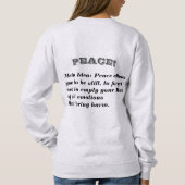Sweatshirt Excellente qualité avec une sensation douce et un  (Dos)
