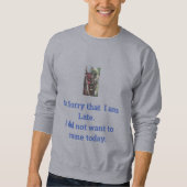 Sweatshirt Excuse de longue pièce en t de la douille des (Devant)