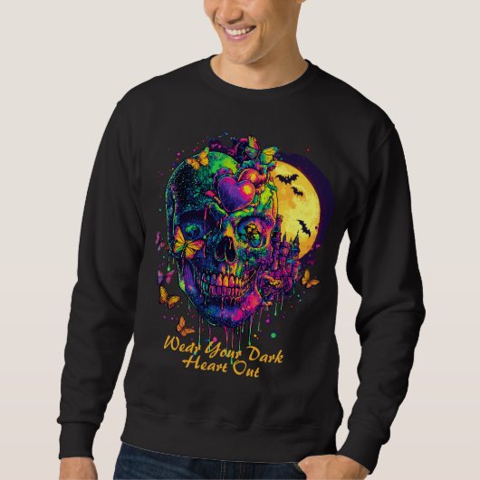 Sweatshirt ExDesigner | Personnalisation | Halloween (Devant)