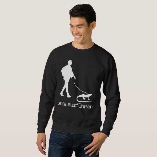 Sweatshirt Exe Execute Fun System Administrator Administratio (Devant entier)