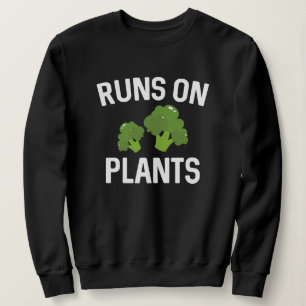 Sweatshirt Exécute Sur Plante