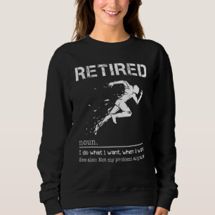 Sweatshirt Exécuter Je Fais Ce Que Je Veux Quand Je Veux Voir