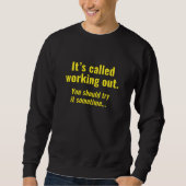 Sweatshirt Exécution (Devant)