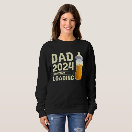 Sweatshirt Expectant dad Future Dad Dad to be Dad 2024 loadin (Devant entier)