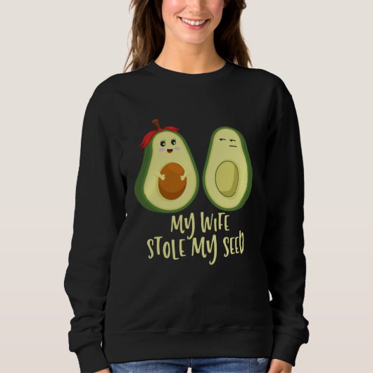 Sweatshirt Expecting Dad Pregnant Keto Avocado (Devant)