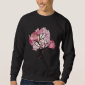 Sweatshirt Experience the Magic of Cherry Blossoms Tree Geome (Devant)