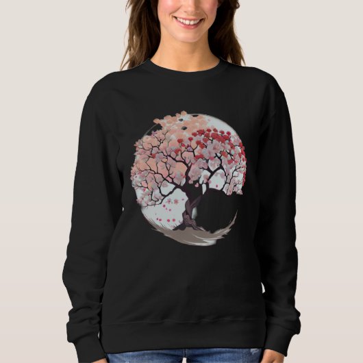 Sweatshirt Experience the Wonder of Nature with a Cherry Blos (Devant)