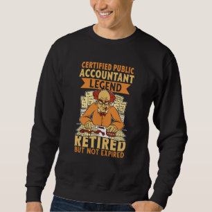 Sweatshirt Expert-comptable légendaire retraité mais pas