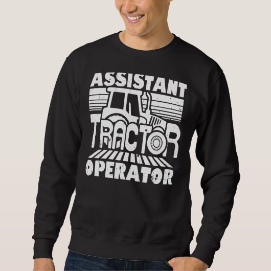 Sweatshirt Exploitant de tracteur adjoint Conducteur (Devant)
