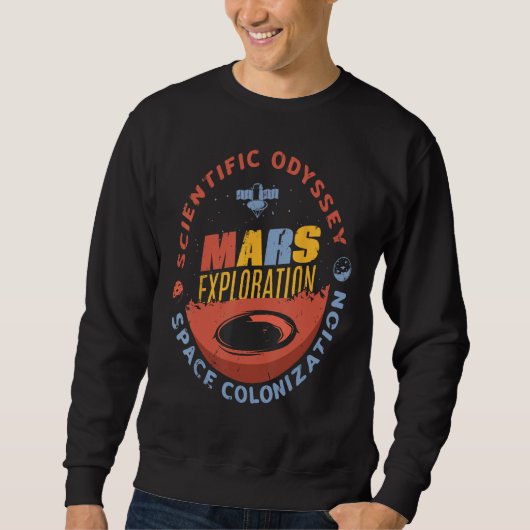 SWEATSHIRT EXPLORATION DE MARS (Devant)