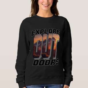 SWEATSHIRT EXPLORER LES PORTES EXTÉRIEURES