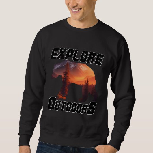 SWEATSHIRT EXPLORER LES PORTES EXTÉRIEURES (Devant)