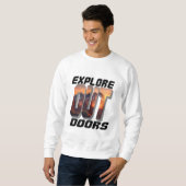SWEATSHIRT EXPLORER LES PORTES EXTÉRIEURES (Devant entier)