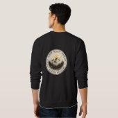Sweatshirt Explorer Randonnée Découverte Devant Poitrine Dos (Dos entier)