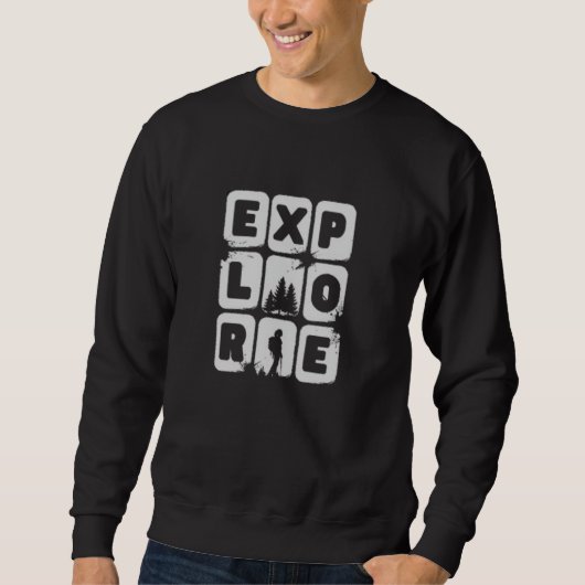Sweatshirt explorez à votre style (Devant)