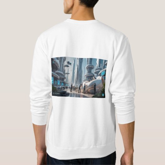 Sweatshirt 🌟 Explorez le monde de la modélisation 3D : Conce (Dos)