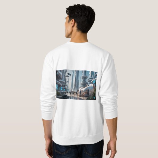 Sweatshirt 🌟 Explorez le monde de la modélisation 3D : Conce (Dos entier)