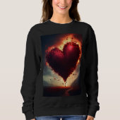 Sweatshirt Exploser le bonheur cardiaque (Devant)