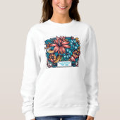 Sweatshirt Explosion florale (Devant)