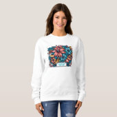 Sweatshirt Explosion florale (Devant entier)