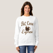 Sweatshirt Express de cacao chaud, Chocolat chaud, Automne, H (Devant entier)