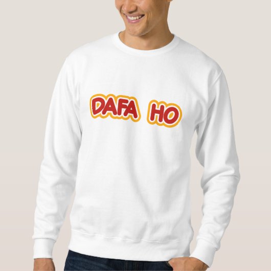 Sweatshirt Expression Dafa Ho Desi | Drôle Obtenir perdu Humo (Devant)