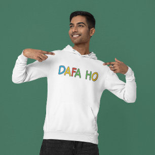 Sweatshirt Expression Dafa Ho Desi Drôle Obtenir perdu Humo