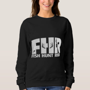 Sweatshirt Extérieur Adventurer Fish Hunt Ride Collection Bla