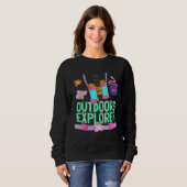 Sweatshirt Extérieur Explorer Zookeeper Bugs Fleurs Safari Gi (Devant entier)