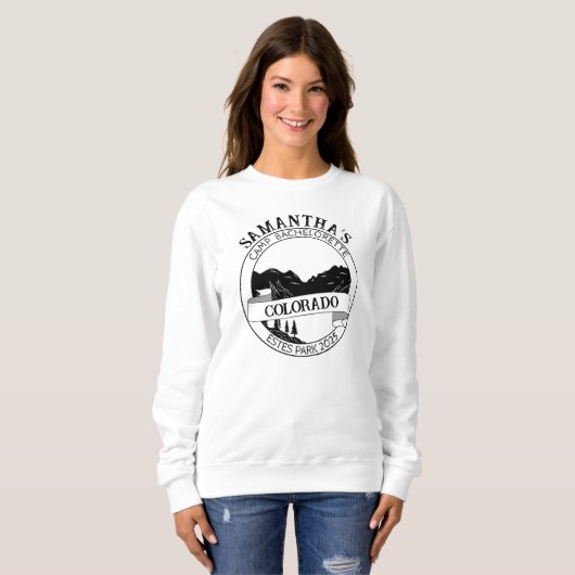 Sweatshirt Extérieur Groupe Bachelorette à thème (Devant entier)