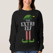 Sweatshirt Extra Elf Matching Famille Noël Fête Funny El (Devant)
