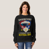 Sweatshirt Extra Rice Exercise Philippine Love Food  Filipino (Devant entier)