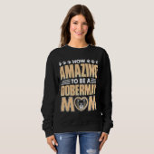 Sweatshirt Extraordinaire maman Doberman (Devant entier)