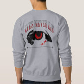 sweatshirt "Eye Never Lie", (Dos)