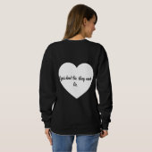 Sweatshirt Eyes don't lie Woman hoodie  (Dos entier)