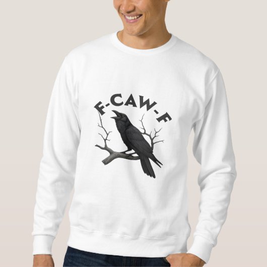 Sweatshirt F Caw F Créatif Essentiel Esthétique (Devant)