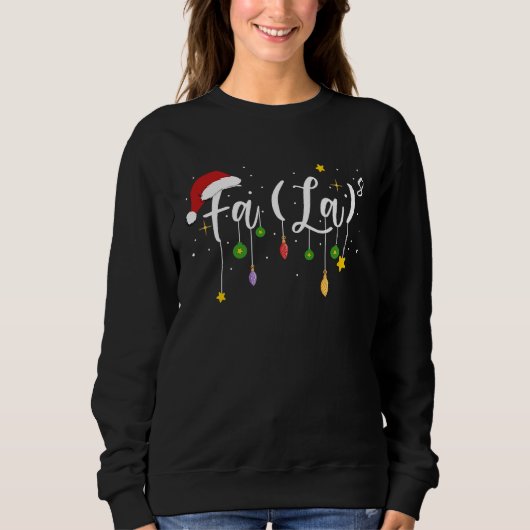 Sweatshirt FA LA 8  Christmas Holiday  Falalalala Christmas M (Devant)