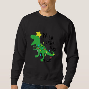 Sweatshirt Fa Ra Ra Rawr Santa Rex Dinosaure Noël Dino Xm
