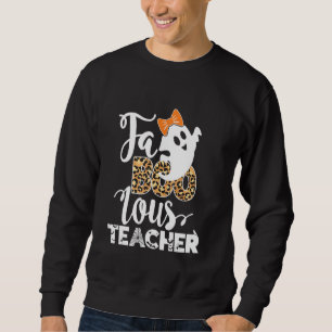 Sweatshirt Fab Boo Lous Enseignant Cute Ghost Costume Hallowe