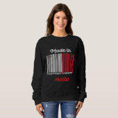 Sweatshirt Fabriqué à Malte (Devant entier)